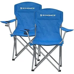Songmics Camping Chair Set of 2 Blue 54x86x97cm (GCB08BU) (SNGGCB08BU)