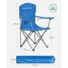 Songmics Camping Chair Set of 2 Blue 54x86x97cm (GCB08BU) (SNGGCB08BU)