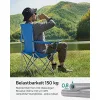 Songmics Camping Chair Set of 2 Blue 54x86x97cm (GCB08BU) (SNGGCB08BU)