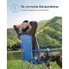 Songmics Camping Chair Set of 2 Blue 54x86x97cm (GCB08BU) (SNGGCB08BU)