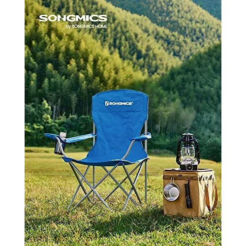 Songmics Camping Chair Set of 2 Blue 54x86x97cm (GCB08BU) (SNGGCB08BU)