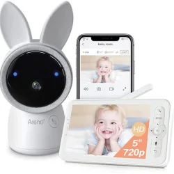 Arenti 2K Wi-Fi Video Baby Monitor Kit with LCD Screen
 (AInanny) (AREAInanny)