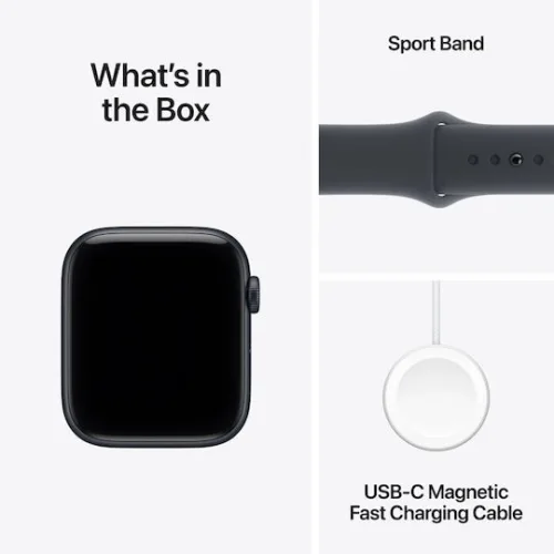 Watch Apple Watch SE 3 (2025) LTE 44mm Midnight Aluminium Case with Sport Band M/L - Midnight