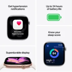 Watch Apple Watch Series 11 (2025) LTE 42mm Rose Gold Case with Light Blush Sport Band S/M - Rose Gold