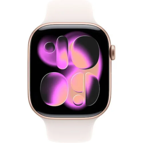 Watch Apple Watch Series 11 (2025) LTE 42mm Rose Gold Case with Light Blush Sport Band S/M - Rose Gold