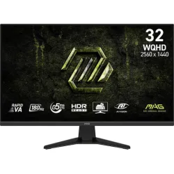 MSI MONITOR GAMING MAG 325QF E18V, FLAT RAPID VA WQHD, 32