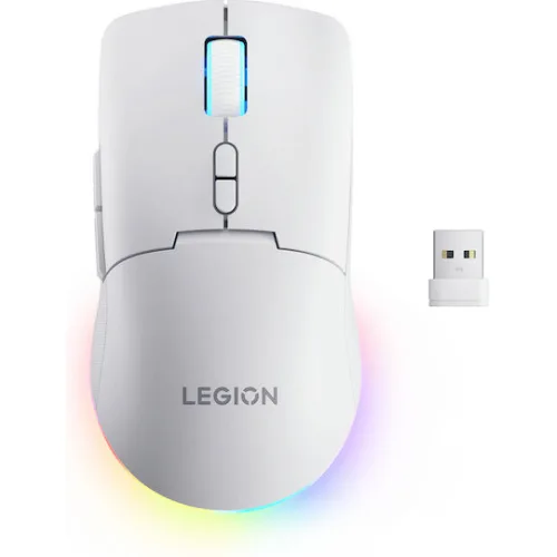 Lenovo Legion M220 Wireless RGB Gaming Mouse (Glacier White)