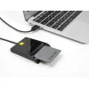 DELOCK card reader 91724 για smart card, USB σύνδεση, 480Mbps, μαύρο