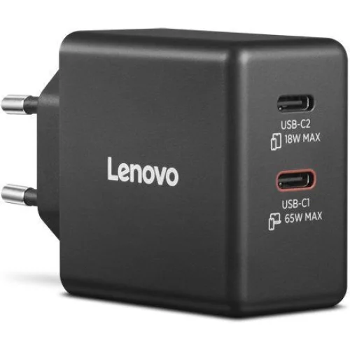 LENOVO Dual USB-C 65W GaN Charger