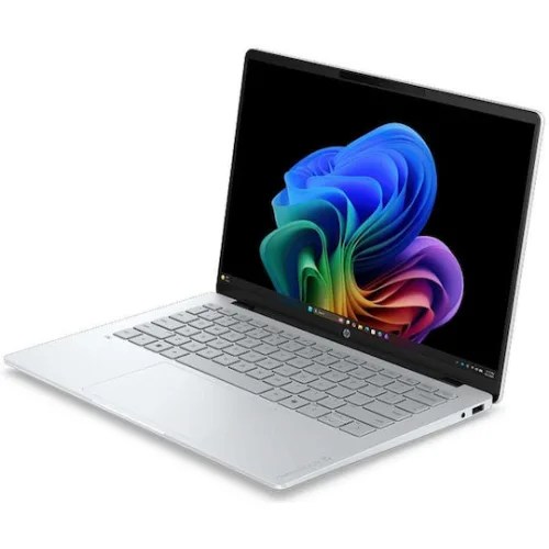 HP E0NR5EA laptop Copilot+ PC AMD Ryzen  AI 7 445 35.6 cm (14'') 2K 16 GB LPDDR5x-SDRAM 256 GB SSD Wi-Fi 6 (802.11ax) Windows 11 Home Silver