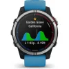 Watch Garmin Quatix 7 Standard Edition GPS 47mm Blue Band - Blue