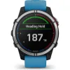 Watch Garmin Quatix 7 Standard Edition GPS 47mm Blue Band - Blue