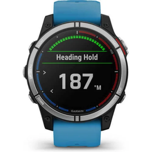 Watch Garmin Quatix 7 Standard Edition GPS 47mm Blue Band - Blue