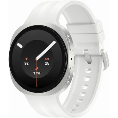 Samsung Galaxy Watch 9 Aluminium 40mm Αδιάβροχο με Παλμογράφο (Cream)