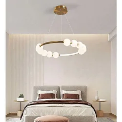 Alista Home Κρεμαστό Φωτιστικό Χρυσό LED με Ρυθμιζόμενο Λευκό Φως