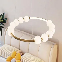 Alista Home Κρεμαστό Φωτιστικό Χρυσό LED με Ρυθμιζόμενο Λευκό Φως