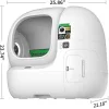 Petkit Purobot Max Pro 2 with AI Camera Τουαλέτα Γάτας Αυτοκαθαριζόμενη με Κόσκινο Λευκό Μ65.7 x Π53.8 x Υ60.3cm