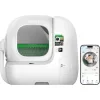 Petkit Purobot Max Pro 2 with AI Camera Τουαλέτα Γάτας Αυτοκαθαριζόμενη με Κόσκινο Λευκό Μ65.7 x Π53.8 x Υ60.3cm