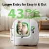 Petkit Purobot Max Pro 2 with AI Camera Τουαλέτα Γάτας Αυτοκαθαριζόμενη με Κόσκινο Λευκό Μ65.7 x Π53.8 x Υ60.3cm