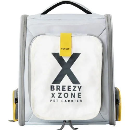 Petkit Breezy Σακίδιο Πλάτης για Μεταφορά Σκύλου / Γάτας έως 6kg Γκρι Μ35xΠ27xΥ43εκ.Κωδικός: P7703a