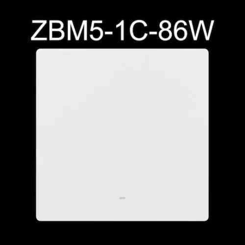 Sonoff Zbm51c86w Διακόπτης Τοίχου Αφής Wi-Fi Μονός με Πλαίσιο Λευκός