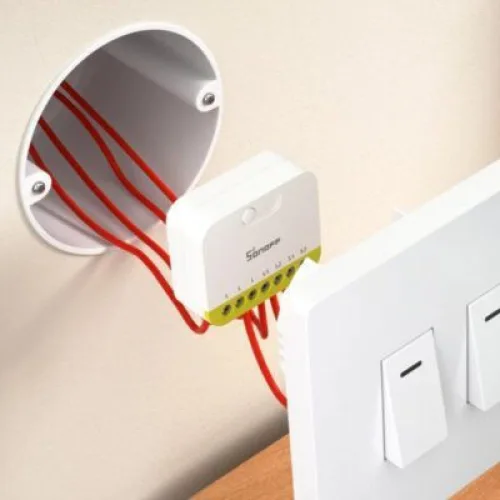 Sonoff MINI Duo-L Smart Switch 2 Καναλιών ZigBee 12A (χωρίς Ουδέτερο)