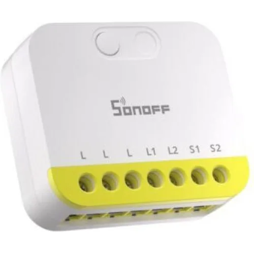 Sonoff MINI Duo-L Smart Switch 2 Καναλιών ZigBee 12A (χωρίς Ουδέτερο)