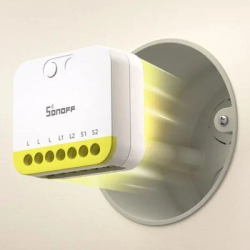 Sonoff MINI Duo-L Smart Switch 2 Καναλιών ZigBee 12A (χωρίς Ουδέτερο)