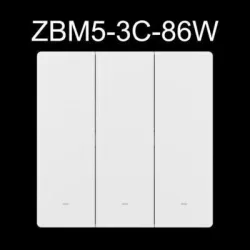 Sonoff Zbm53c86w Διακόπτης Τοίχου Αφής Wi-Fi Τριπλός με Πλαίσιο Λευκός