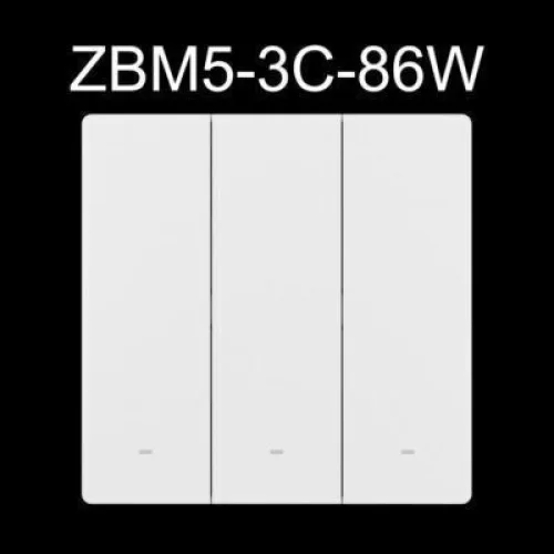 Sonoff Zbm53c86w Διακόπτης Τοίχου Αφής Wi-Fi Τριπλός με Πλαίσιο Λευκός