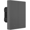 Sonoff M52c80 Χωνευτός Διακόπτης Τοίχου Wi-Fi Διπλός με Πλαίσιο ΜαύροςΚωδικός: M5-2C-80