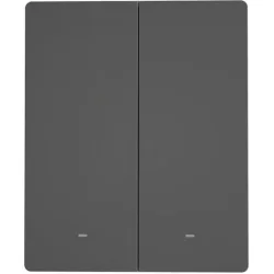 Sonoff M52c80 Χωνευτός Διακόπτης Τοίχου Wi-Fi Διπλός με Πλαίσιο Μαύρος
Κωδικός: M5-2C-80