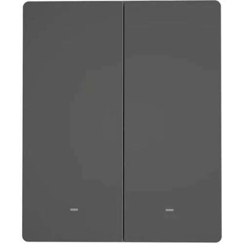 Sonoff M52c80 Χωνευτός Διακόπτης Τοίχου Wi-Fi Διπλός με Πλαίσιο ΜαύροςΚωδικός: M5-2C-80