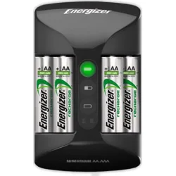 Energizer ACCU Recharge Pro Φορτιστής 4 Μπαταριών Ni-MH Μεγέθους AA/AAA Σετ με 4x AA 2000mAh