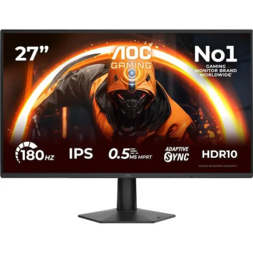 AOC 27G50F IPS HDR Gaming Monitor 27" FHD 1920x1080 180Hz με Χρόνο Απόκρισης 4ms GTG