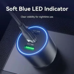 Vention Φορτιστής Αυτοκινήτου 100W με Θύρες: 1xUSB-A 2xType-C
Κωδικός: FFQB0