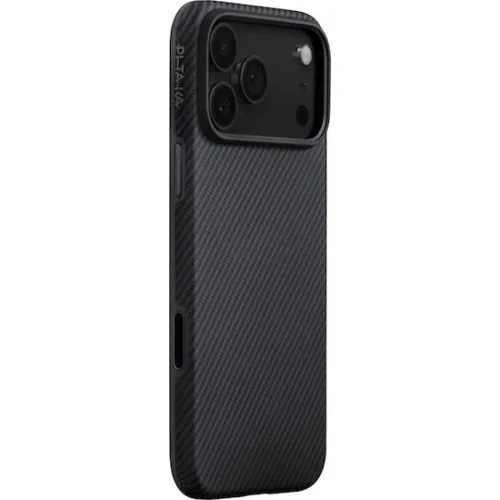 Pitaka Back Cover Aramid Fiber / Πλαστικό / Σιλικόνης / Tempered Glass 0.1mm Μαύρο (iPhone 18 Pro / 17 Pro)Κωδικός: KI1701PB
