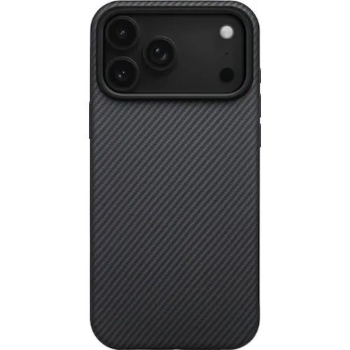 Pitaka Back Cover Aramid Fiber / Πλαστικό / Σιλικόνης / Tempered Glass 0.1mm Μαύρο (iPhone 18 Pro / 17 Pro)Κωδικός: KI1701PB