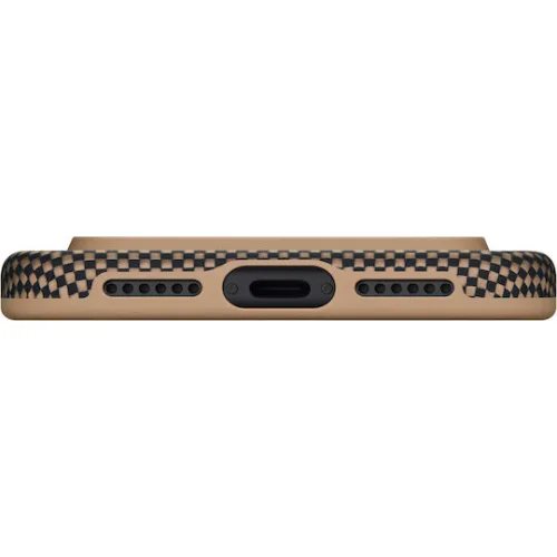 Pitaka Back Cover Aramid Fiber 2mm Πορτοκαλί (iPhone 2025 Pro, Pitaka)Κωδικός: 4385