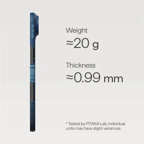 Magsafe Case Iphone Air Pitaka Ultra Slim Moonrise Case BlueΚωδικός: KI1703M