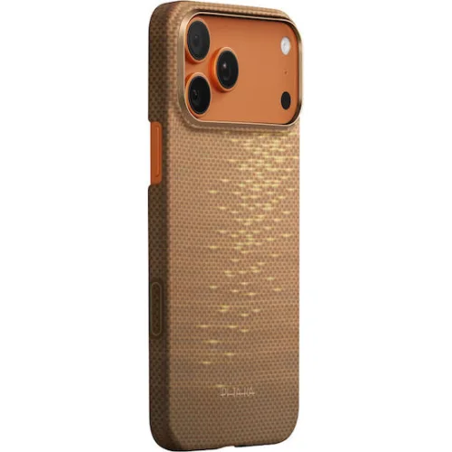 Pitaka Ultra-slim Back Cover Aramid Fiber 1mm Μπεζ (iPhone 18 Pro / 17 Pro)