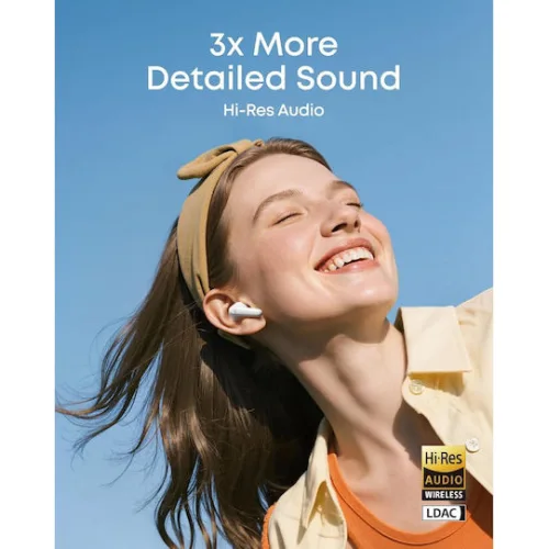 Anker Soundcore Wireless Earphones R60i Adaptive Noise Cancellation, BT5,4, White