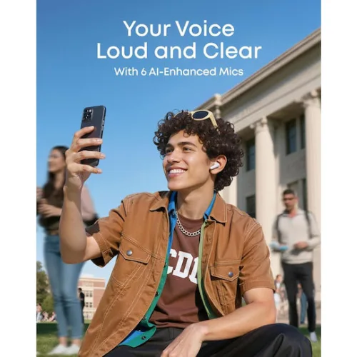Anker Soundcore Wireless Earphones R60i Adaptive Noise Cancellation, BT5,4, White