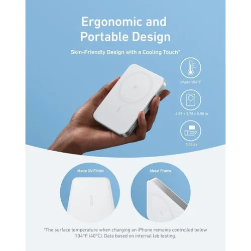 ANKER MAGGO POWERBANK 10K SLIM 15W WHITE