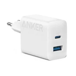Anker Φορτιστής Χωρίς Καλώδιο με Θύρα USB-A και Θύρα USB-C 20W Power Delivery Λευκός (312)