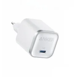 Anker Φορτιστής Χωρίς Καλώδιο GaN με Θύρα USB-C 45W Power Delivery Λευκός (Nano)