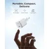 Anker Φορτιστής Χωρίς Καλώδιο GaN με Θύρα USB-C 45W Power Delivery Λευκός (Nano)