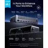 Anker Prime USB-C Docking Station με HDMI/DisplayPort Γκρι