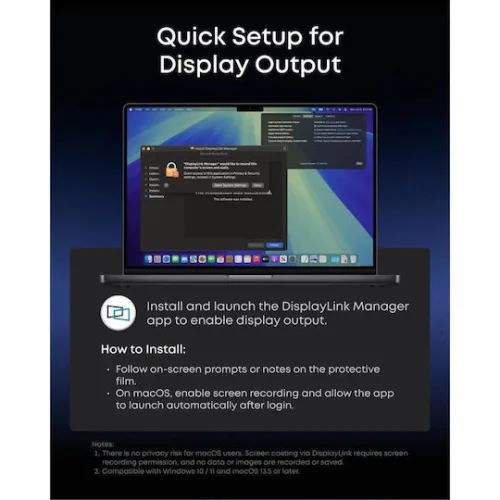 Anker Prime USB-C Docking Station με HDMI/DisplayPort Γκρι