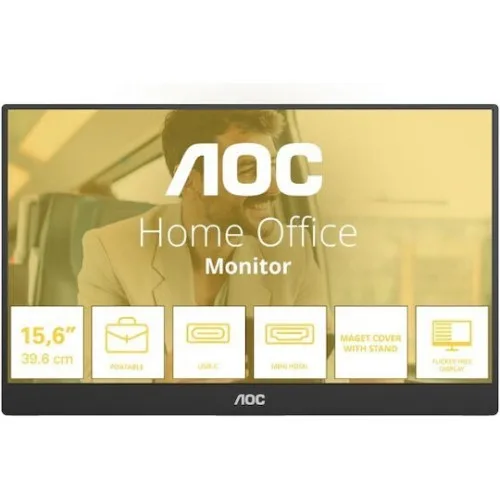 AOC 16T20E2 IPS Φορητό Monitor 15.6" FHD 1920x1080